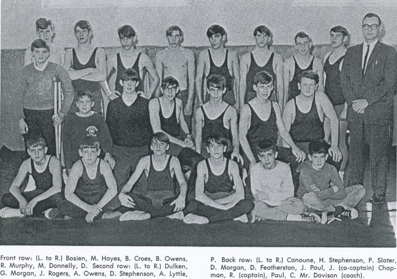 1967 Spartanburg Day School wrestling team